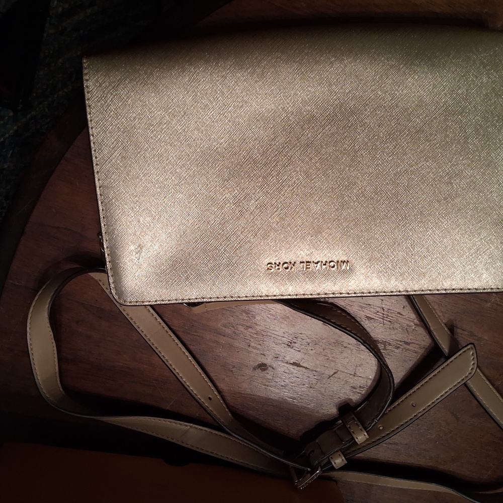 Michael Kors Gold Crossbody Bag